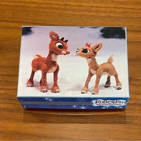 Vintage Rudolph the Red Nose Reindeer holiday cards. Galison 1992: New - Picture 1 of 14